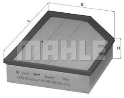 Knecht Filtr powietrza LX 1219 LX 1219
