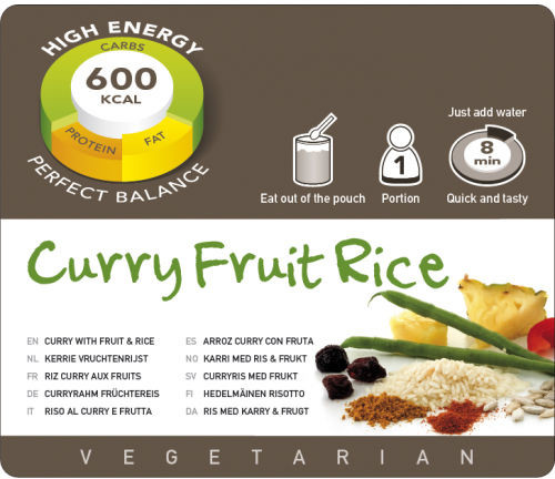 Adventure Food Ryż z owocami w sosie curry 1 Porcja) 8717624621451