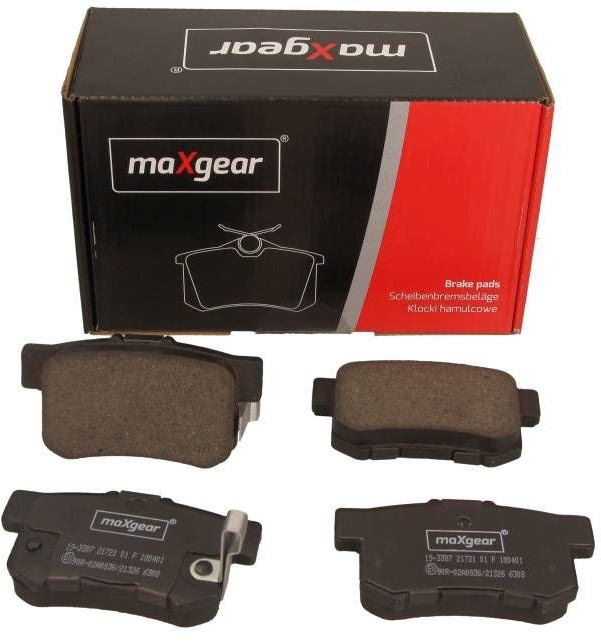MaxGear Zestaw klocków hamulcowych, hamulce tarczowe 19-3387 19-3387