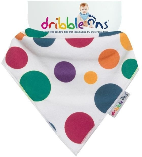 Dribble Ons Chustko-śliniak Designer, Cyrkowe kropki 5328-uniw