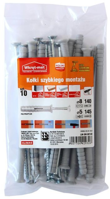 WKRĘT-MET Kołek 8X140MM