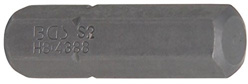BGS gwint wewnętrzny 6-kątowy bit 8 MM, długość 30 MM, 5/16 cala napęd, 1 sztuki, 4388