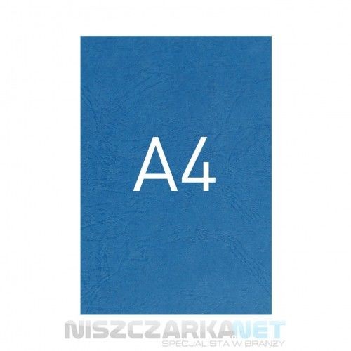 Opus Okładka kartonowa o fakturze skóry - O.UNIVERSAL - 297 x 210 mm (A4) - 100 arkuszy - niebieski