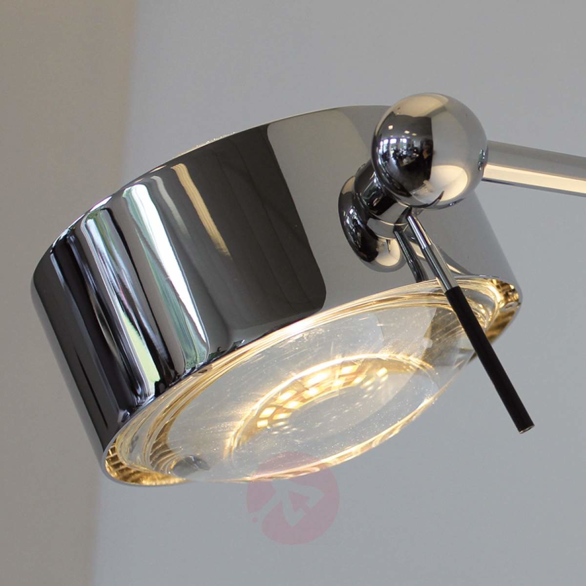 Lampa ścienna PUK SIDES, 1-pkt. 30 cm chrom