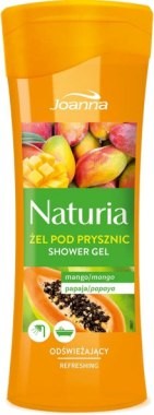 Joanna Odświeżający żel pod prysznic Mango i papaja - Naturia Mango and Papaya Shower Gel Odświeżający żel pod prysznic Mango i papaja - Naturia Mango and Papaya Shower Gel