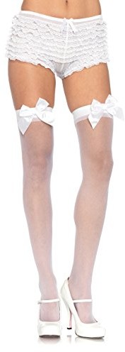 Leg Avenue przezroczysta zakolanówki  La 1911, kolor: biały , rozmiar: jeden rozmiar 191122002