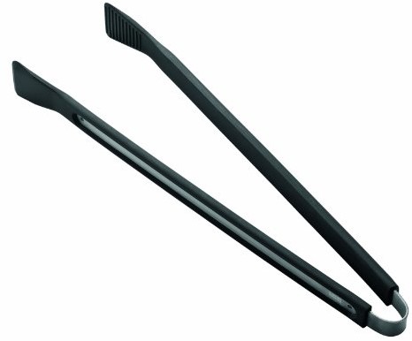 KUHN RIKON 22179 pomocnik kuchenny akcesoria Design Line KR silikonowe szczypce Czarny 22179