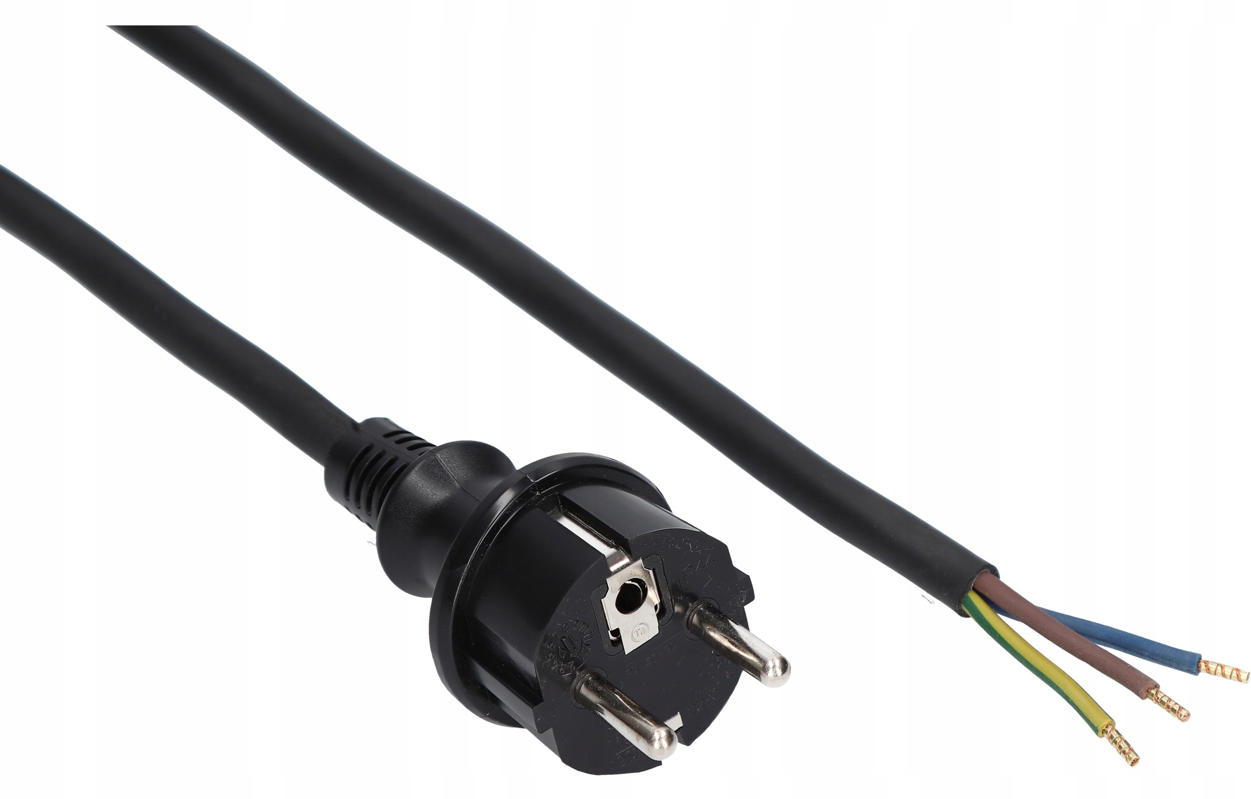 Conotech Kabel z wtyczką Guma IP44 3x1,5 3m