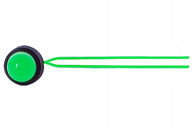 Kontrolka diodowa fi 20mm, 24V zielona/green