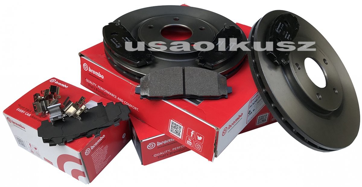 BREMBO Klocki oraz tarcze hamulcowe przednie 330mm MOPAR Dodge Caravan 2012 09.N248.11+P11035