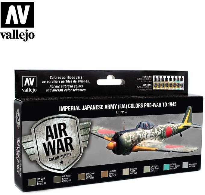 Vallejo Zestaw Air War 8 farb - Imperial Japanese Army (IJA) Colors Vallejo 71152