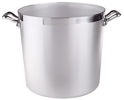 Pentole Agnelli pentole agnelli fama338 cylindrycznych garnek z 2 uchwytami, aluminium, srebrny FAMA338