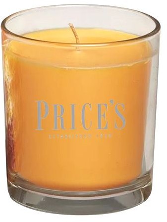 Price's Candles Prices Candles Prices Candles Świeca w szklanym cylindrze Cena świece Bursztyn 170 g