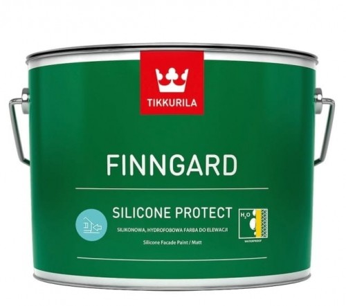 Tikkurila Farba elewacyjna Fingard Silicone Protect baza A/biała 9 l