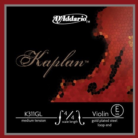 D'Addario k311gl-4/4 m kaplana skrzypcach pojedyncze 