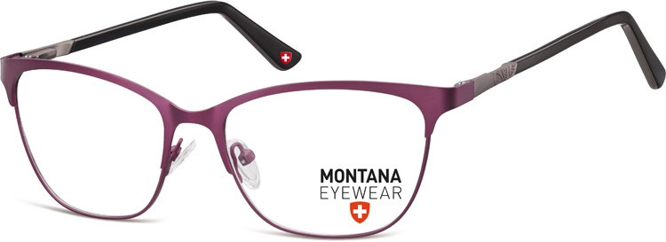 Montana Oprawki Kocie optyczne MM606G fioletowe MM606G