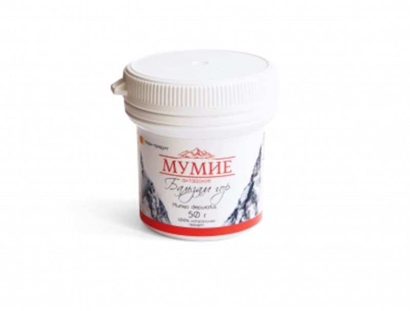 ROSYJSKIE Mumio złote ałtajskie Balsam Gór 50 g DCH4384