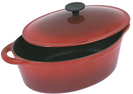 Tradifonte Rondel tradi Fonte 501807, owalna, 4 L, Fiery Czerwony 501807