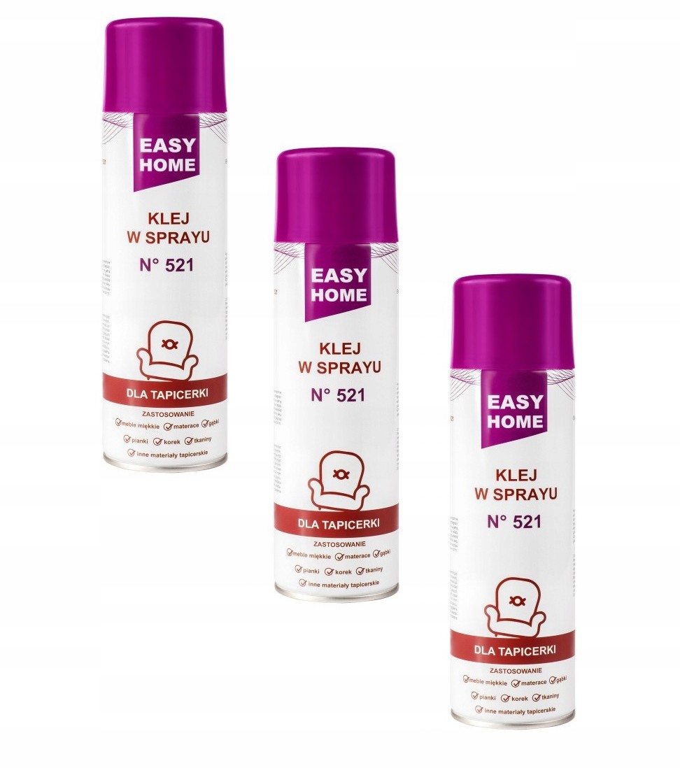 EasyHome 521 do tkanin, tapicerki w sprayu 521