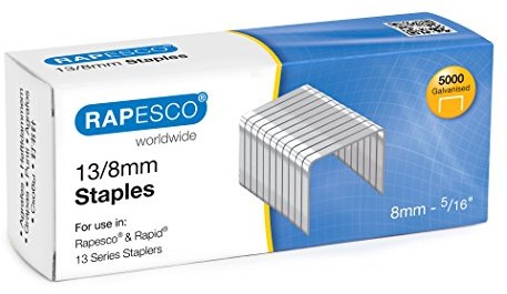 Rapesco Zszywki Galwanizowane 13/8mm - 5000 Sztuk S13080Z3