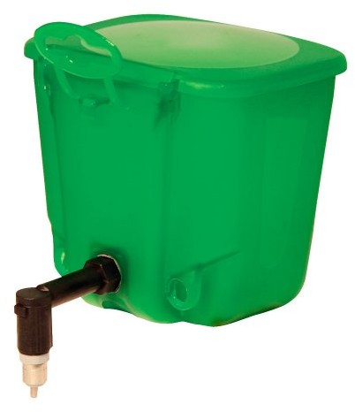 Kerbl KERBL 74206 stały królik poidłowy 500 ML z tworzywa sztucznego, zielony