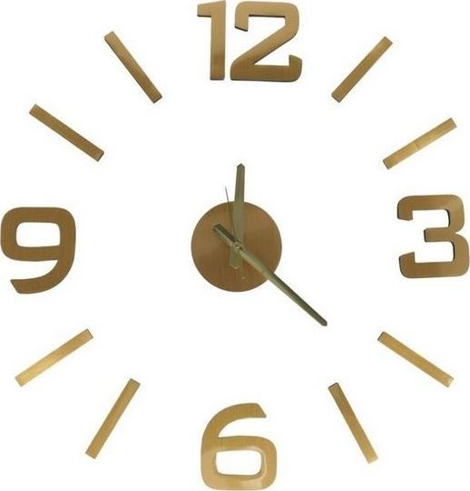 NoName zegar ścienny Athena 50 x 2,5 cm EVA złoty twm_992815