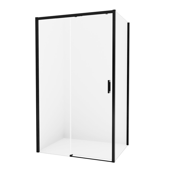 Kabina prysznicowa 140x80 D-0324A/D-0128B Prime Black D-0324A/D-0128B