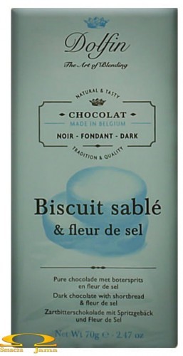 Dolfin The Art Of Blending Czekolada Dolfin z biszkoptami Sablé i solą morską 70g 705E-22875