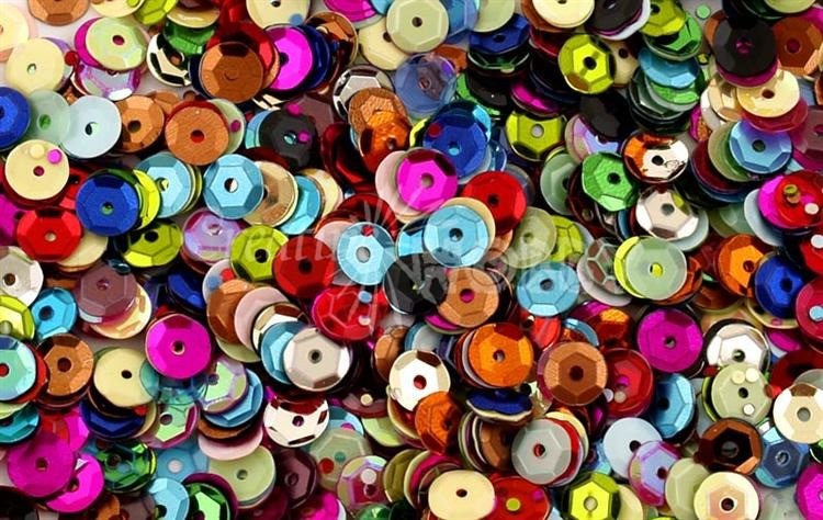 Creativ Cekiny 6mm - mix 10g/1200 szt. 522301