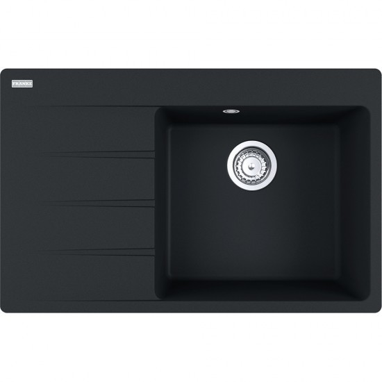 Franke Kuchenny Zlewozmywak CNG 611-78 TL czarny mat k.lewa 114.0633.145 S