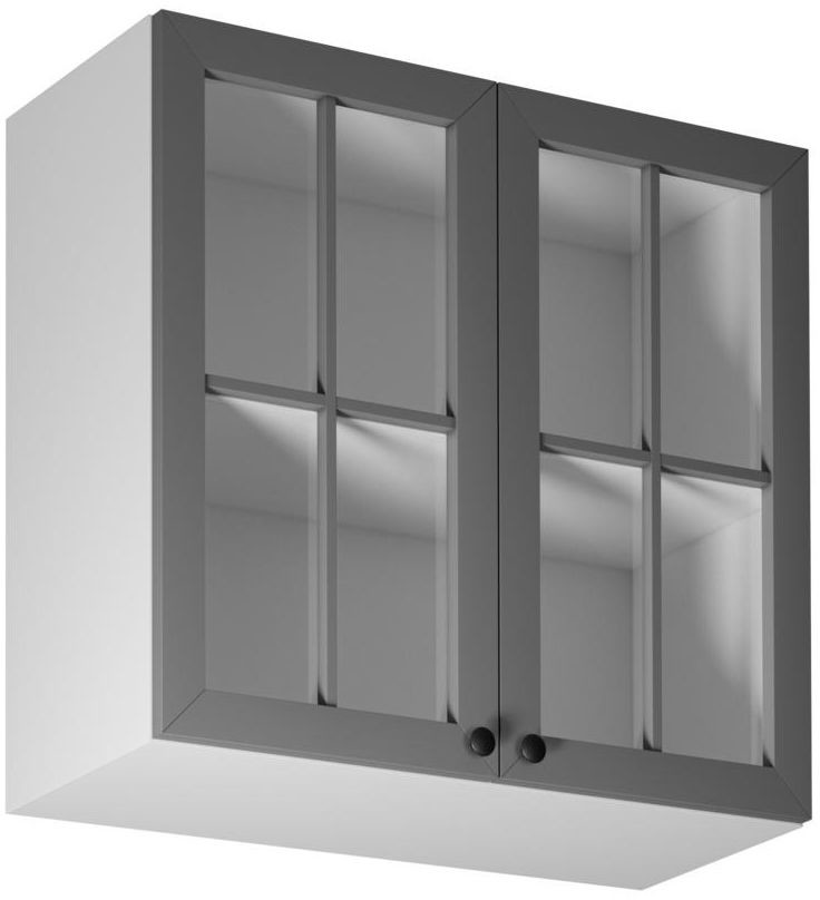 Szafka kuchenna wisząca Calio 80 cm kolor szary