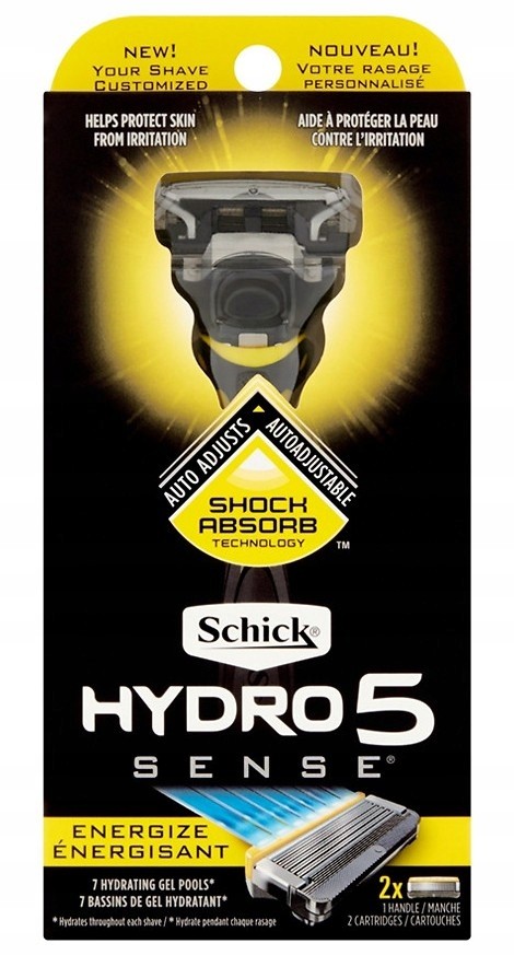 Wilkinson Schick Hydro 5 Energize Sense 2 noż Usa