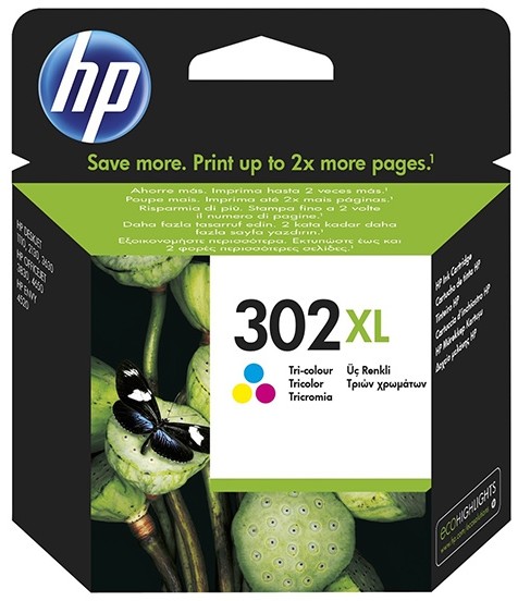 HP Tusz oryginalny HP 302 XL CMY