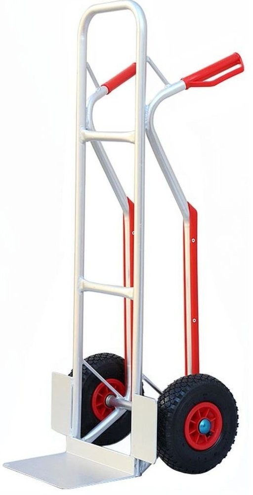 186 BEDREW Wózek transportowy aluminiowy magazynowy młynarka udźwig 200 kg wymiary podestu 30x20 cm) 18677155
