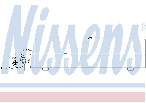 NISSENS Osuszacz klimatyzacji 95441