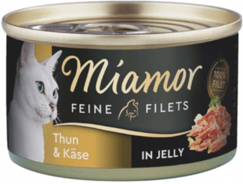 Miamor Feine Filets w puszkach 24 x 100 g Tuńczyk z serem