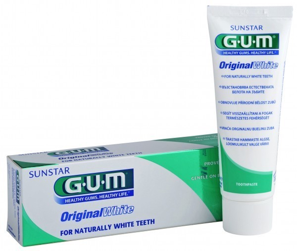 Sunstar EUROPE S.A GUM Original White Pasta do zębów 75 ml 9073427