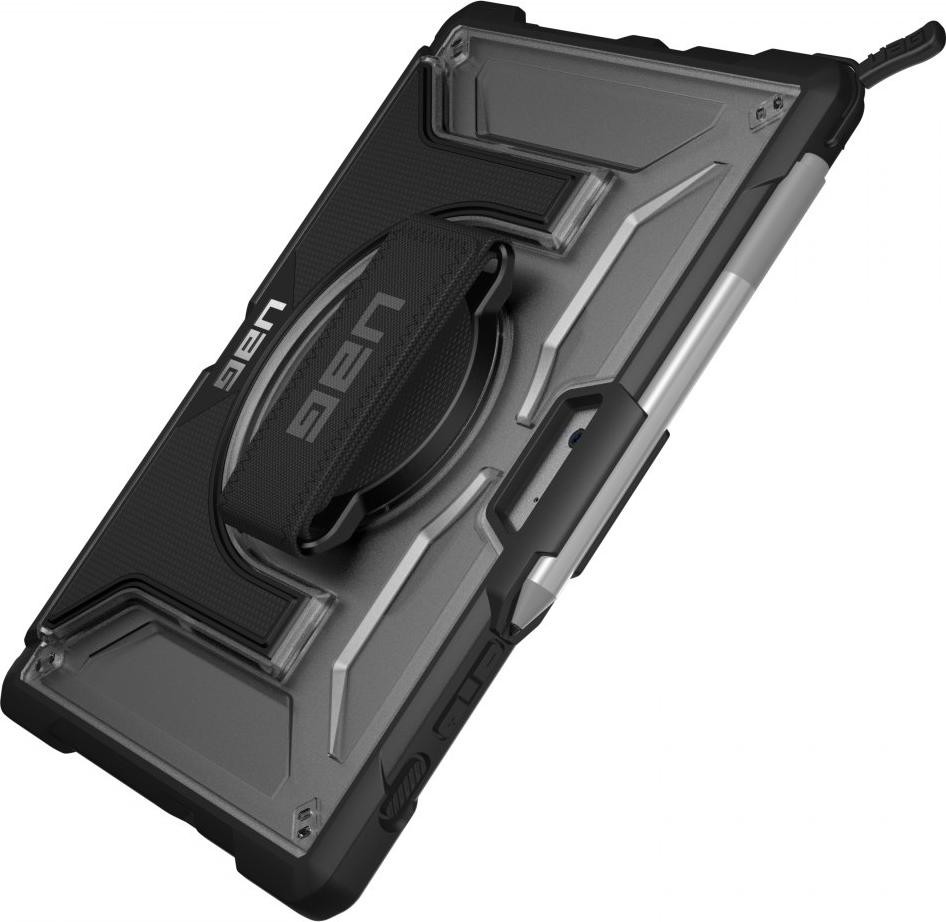 Urban Armor Gear Etui na tablet UAG Plasma obudowa ochronna z wbudowaną podstawką oraz paskiem na dłoń i ramię do Surface Go 321073114343