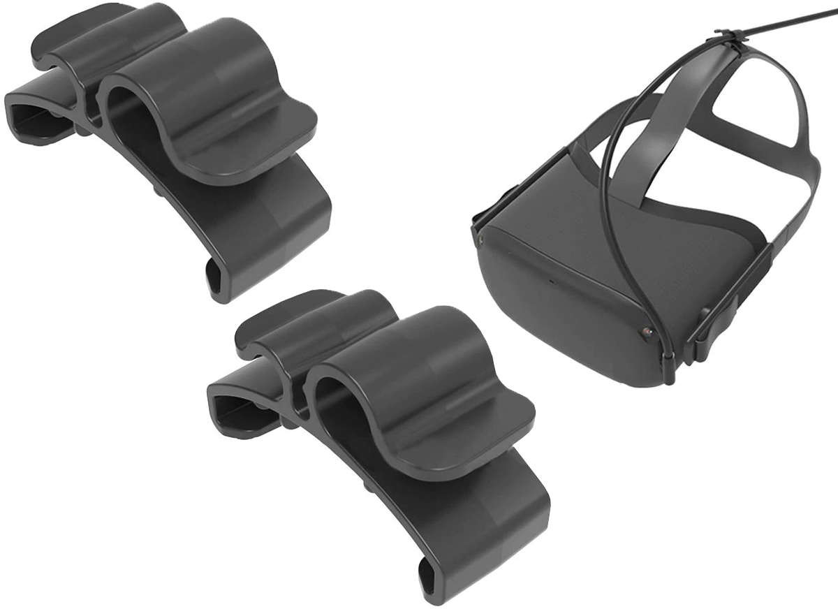Alogy Zaciski do kabli przenośny klips 2x organizer Alogy do Oculus Quest 10012X1