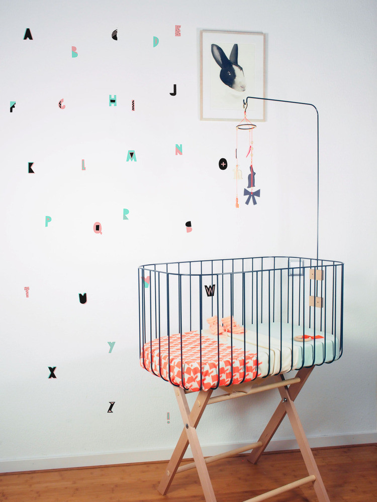 Coloray.pl Naklejki na ścianę Alfabet BubbleFree