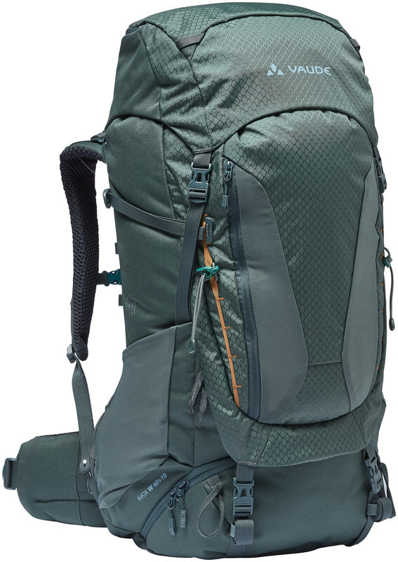 Vaude Avox 60+10 Backpack Women, zielony 2022 Plecaki turystyczne 15951-25-O