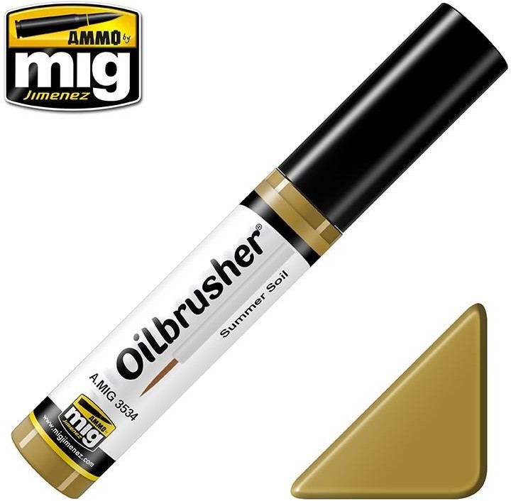 mig Farba olejna Oilbrusher Ammo Mig - Summer Soil mig 3534