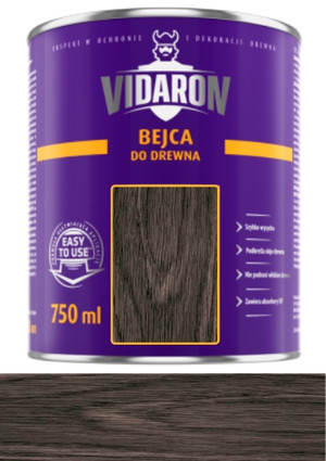 Vidaron Bejca Do Drewna antracyt szary 750ml 536260