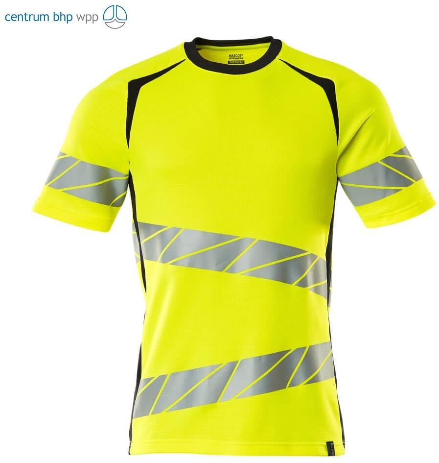 Mascot workwear ACCELERATE SAFE T-SHIRT; ŻÓŁTY HI-VIS/CIEMNY GRANAT (5XL)