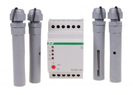 Schneider Electric Przekaźnik-kontroli-poziomu-cieczy-PZ-831-RC-B-montaz-na-szynie-DINstyk-3x1NO-230V-PZ-831RC-B PZ-831RC-B