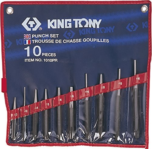 KING TONY osiowymi 1010pr piórnik sterowników, Starter Set, i 10-częściowy, zestaw 1010PR