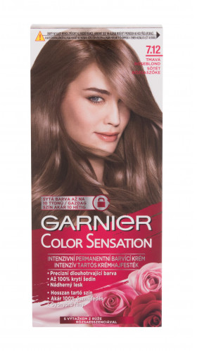 Garnier Color Sensation farba do włosów 40 ml dla kobiet 7,12 Dark Roseblonde