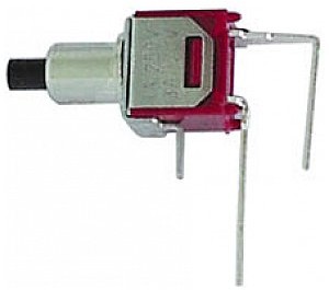 Velleman PRZYCISK 90° VERTICAL SUBMINIATURE PUSH-BUTTON SWITCH - SPST OFF-(ON) TS-21B