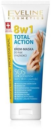 Eveline Hand&Nail Therapy Total Action 8w1 krem-maska do rąk i paznokci 75ml 46994-uniw