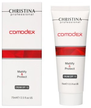 Christina Krem matujący do twarzy - Christina Comodex Mattify & Protect Cream SPF15 Krem matujący do twarzy - Christina Comodex Mattify & Protect Cream SPF15